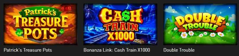 Jeux Disponibles sur 770 CASINO
