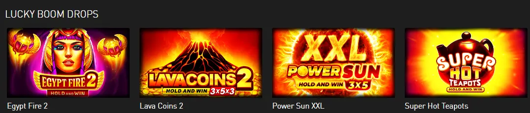 Types de bonus disponibles sur 770 CASINO