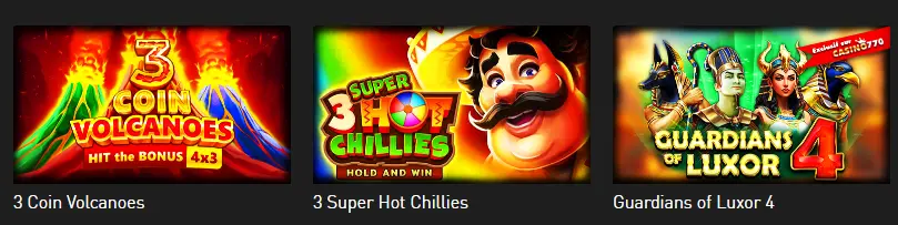 Conditions des bonus 770 CASINO