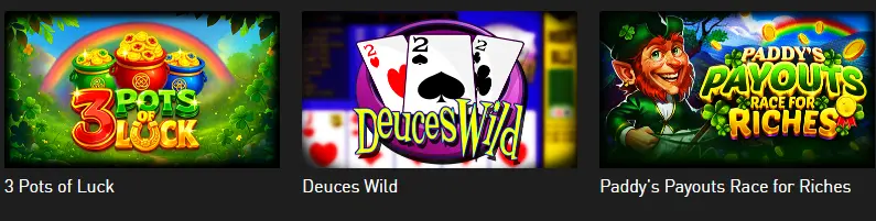 Studios et fournisseurs 770 CASINO